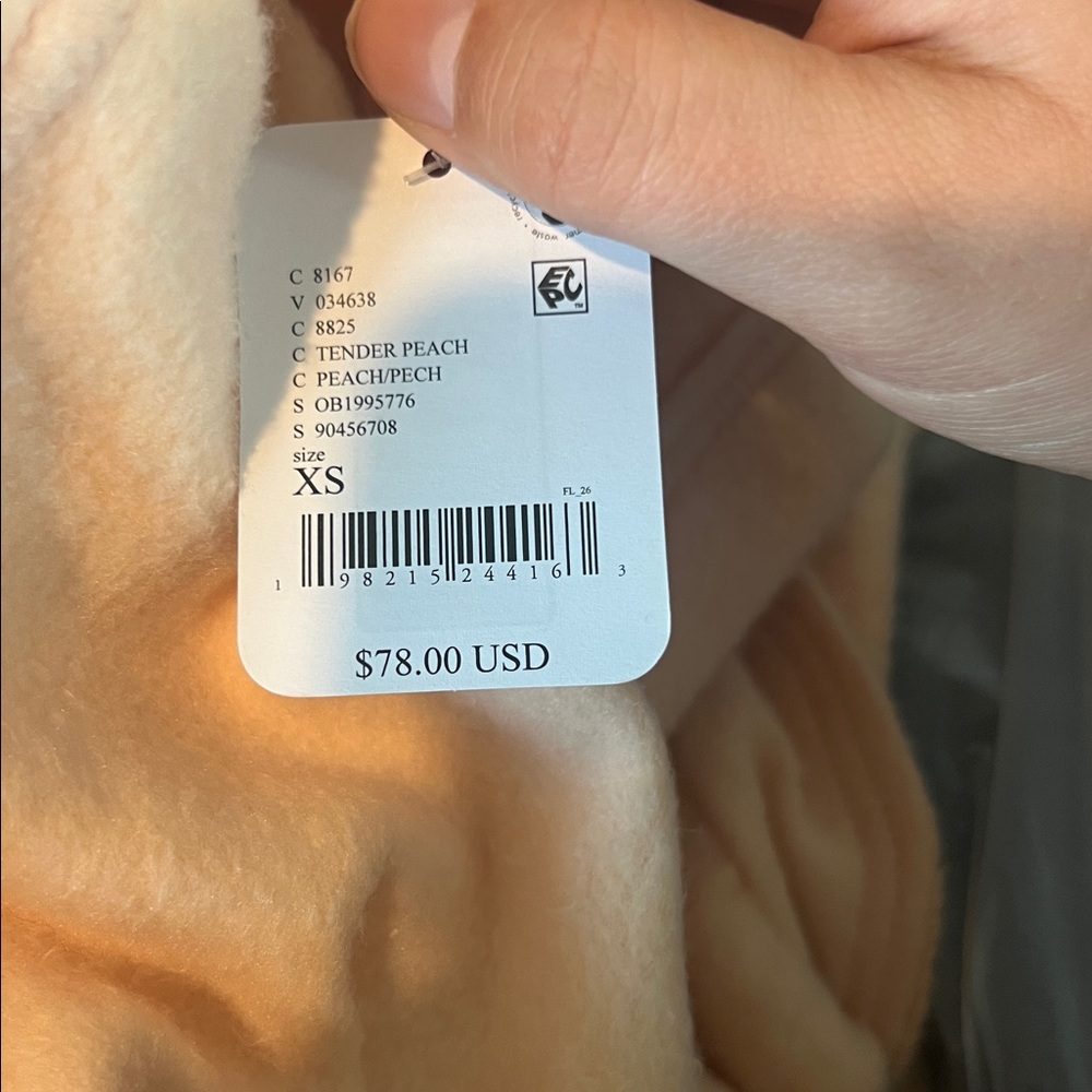 NWT free people day off joggers in tender Peach Jogger Sweatpants - Picture 7 of 10